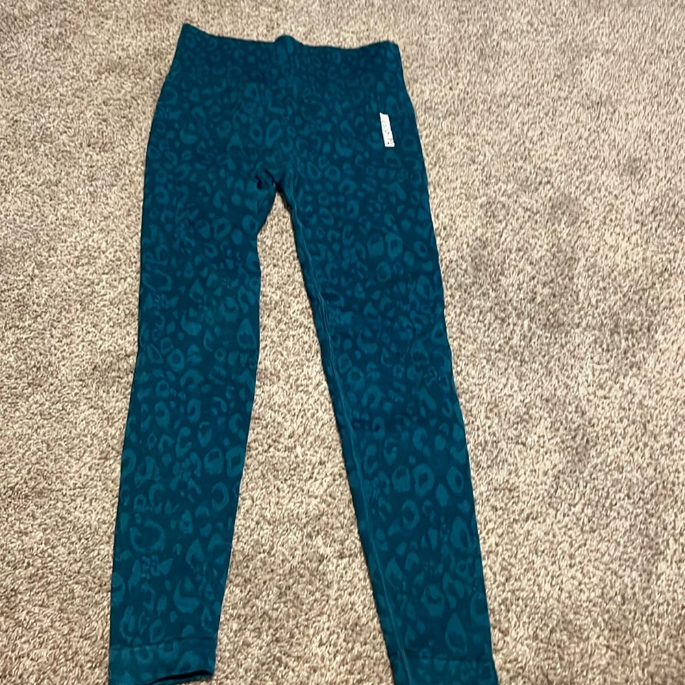 Gymshark Animal Print Blue Leggings
